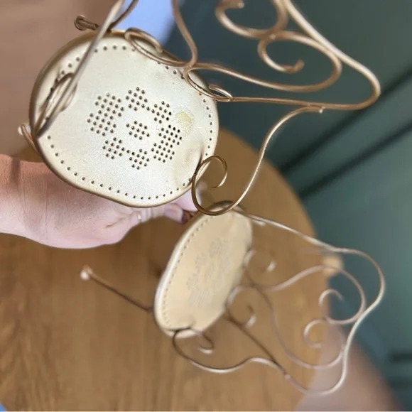 Retired Maileg Large Gold Bistro Set